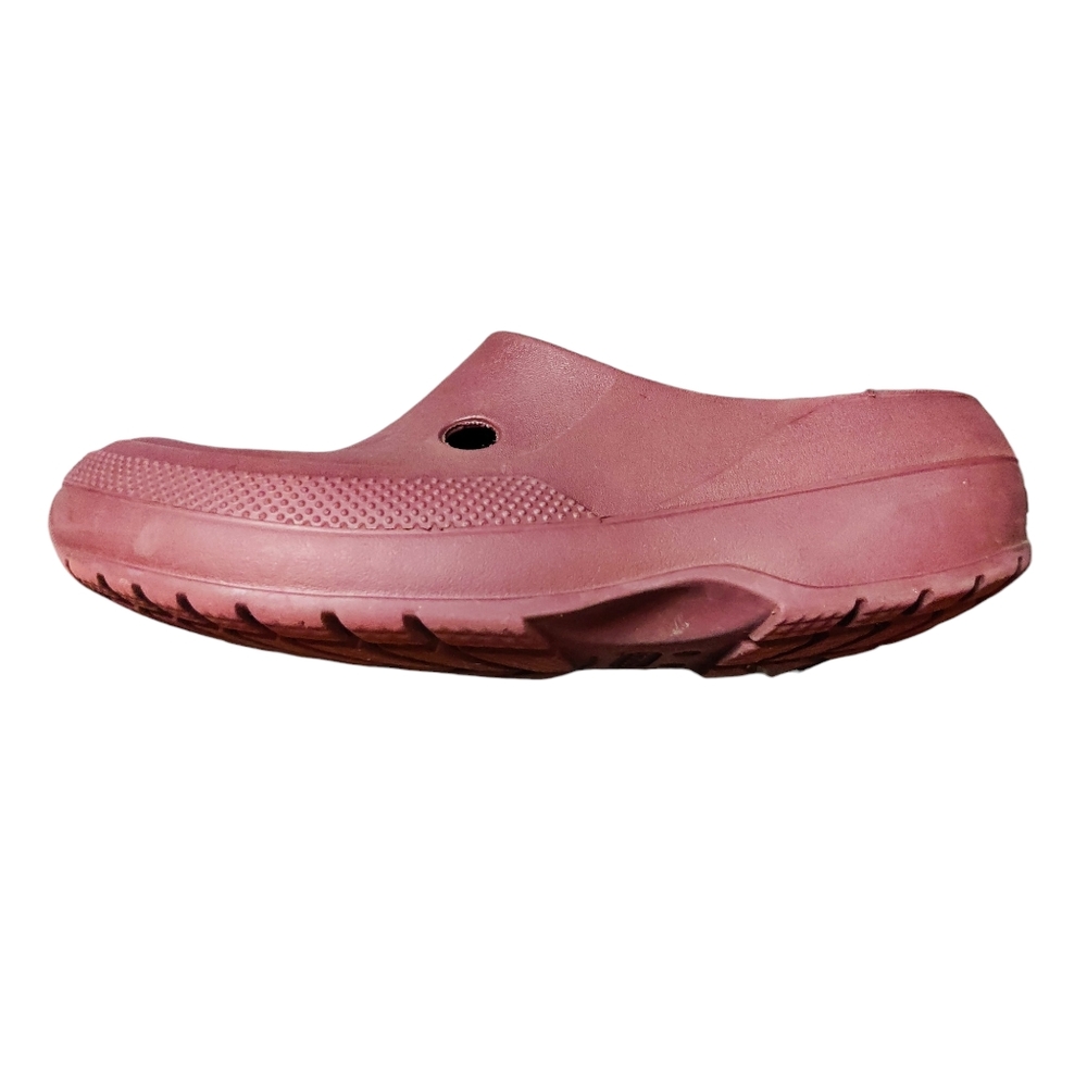Rare Crocs Solid Two Hole Clogs Clay Brown Women's Size 9 Men's 7. - Picture 5 of 15
